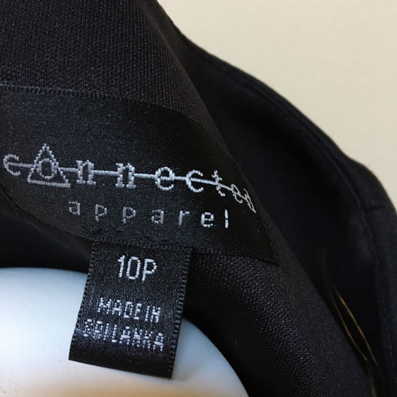 NWT Macy’s Petite Black Cocktail Dress sz 10P - Picture 6 of 8